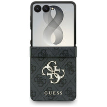 Заредете изображение във визуализатора на галерията – GUESS case for SAMSUNG GALAXY Z FLIP 8 (4G Big Logo) black
