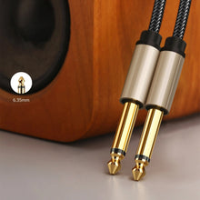 Заредете изображение във визуализатора на галерията – Ugreen AV128 10636 mono TS cable 6.35mm jack / 6.35mm jack 1m - gray
