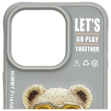 Заредете изображение във визуализатора на галерията – NIMMY case COOL&amp;CUTE 2.0 Bear for IPHONE 15 Pro gray
