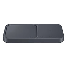 Заредете изображение във визуализатора на галерията – Samsung Duo EP-P5400TBEGEU 15W inductive charger with mains charger and power cable - black
