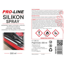 Заредете изображение във визуализатора на галерията – Silicone spray grease for seal care PRO-LINE 500ml
