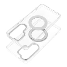 Заредете изображение във визуализатора на галерията – Case for Samsung A27 Frame Circle Stand compatible with MagSafe transparent
