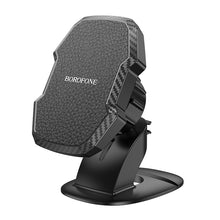 Заредете изображение във визуализатора на галерията – Borofone Car holder BH111 Adelante magnetic with stick-on base black
