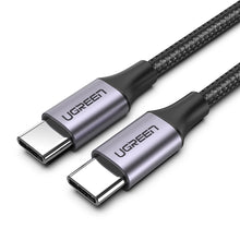 Заредете изображение във визуализатора на галерията – Ugreen US161 50751 USB-C 3.1 / USB-C 3.1 cable 1.5m - gray
