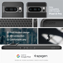 Заредете изображение във визуализатора на галерията – Spigen Liquid Air case for Google Pixel 8 Pro - matte black

