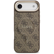 Заредете изображение във визуализатора на галерията – GUESS case for IPHONE 17 Air compatible with MagSafe GUHMP17MP4MSEGCW (PU 4G W/ Classic) brown
