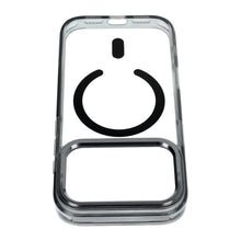 Заредете изображение във визуализатора на галерията – Case for iPhone 18 Pro Max / 17 Pro Max Frame Clear Hybrid Mag Cover compatible with MagSafe black
