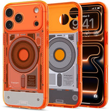 Заредете изображение във визуализатора на галерията – SPIGEN case ULTRA HYBRID compatible with MagSafe for IPHONE 17 Pro/18 Pro c-one tangerine
