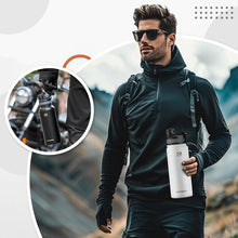 Заредете изображение във визуализатора на галерията – Rockbros 35210029006 bicycle thermal bottle for drinks 620 ml - white
