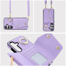 Заредете изображение във визуализатора на галерията – Wallet Case WONDER for SAMSUNG S25 PLUS lilac
