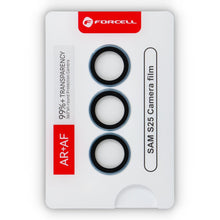 Заредете изображение във визуализатора на галерията – Forcell Premium Camera Lens Tempered Glass - for Samsung Galaxy S25 Icy Blue
