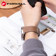 Заредете изображение във визуализатора на галерията – FORCELL F-DESIGN FS21 eco leather strap for SAMSUNG Watch 22 mm brown
