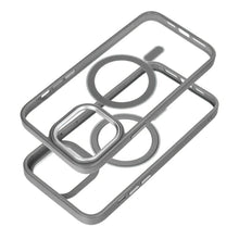 Заредете изображение във визуализатора на галерията – COLOR EDGE MAG COVER case compatible with MagSafe for IPHONE 17 Air titatnium grey
