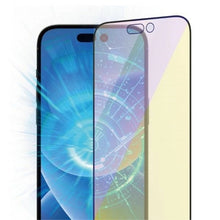 Заредете изображение във визуализатора на галерията – PanzerGlass Ultra-Wide Fit Antibacterial Tempered Glass with Blue Light Filter and Positioner for iPhone 14 Pro
