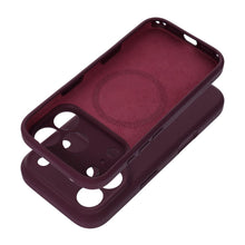 Заредете изображение във визуализатора на галерията – Case for iPhone 18 Pro / 17 Pro Forcell F-Protect Rubber Premium compatible with MagSafe dark cherry
