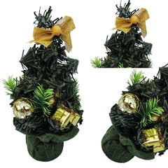 Decorative Christmas tree for desk 20 cm RC-K-505 green