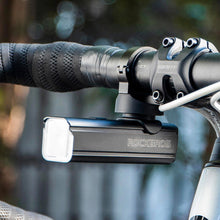 Заредете изображение във визуализатора на галерията – Rockbros 24610002001 front bicycle light 1000 lm + USB-C - USB-A cable - black
