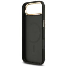 Заредете изображение във визуализатора на галерията – GUESS case for IPHONE 17 Air compatible with MagSafe GUHMP17MP4GRMDEK (PU W/ 4G Strass Logo) black
