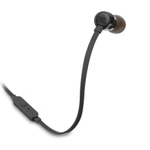 Заредете изображение във визуализатора на галерията – JBL Tune 110 in-ear headphones with 3.5mm mini jack and remote control - black
