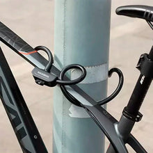 Заредете изображение във визуализатора на галерията – Rockbros RKS515-BK bicycle lock with 1.1 m key - black
