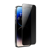 Заредете изображение във визуализатора на галерията – Benks Tempered glass Ultra Shield Privacy for Iphone 15 Plus/14 Pro Max black
