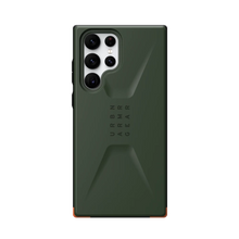 Заредете изображение във визуализатора на галерията – UAG Civilian case for Samsung Galaxy S22 Ultra 5G - green
