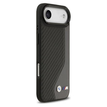 Заредете изображение във визуализатора на галерията – BMW case for IPHONE 17 Air compatible with MagSafe BMHMP17M25PCCSCAK (PU Carbon Logo) anthracite
