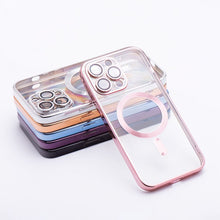Заредете изображение във визуализатора на галерията – ELECTRO MAG COVER case compatible with MagSafe for IPHONE 17 rose gold
