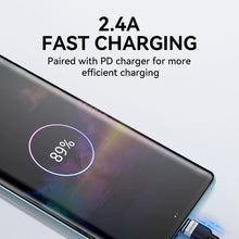 Заредете изображение във визуализатора на галерията – Wozinsky WNBAC2 USB-A / USB-C 2.4A cable 2 m - black
