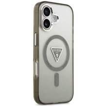 Заредете изображение във визуализатора на галерията – GUESS case for IPHONE 17 compatible with MagSafe GUHMP17SHGTMLCGA (IML Gradient W/ Triangle Logo) khaki
