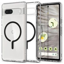 Заредете изображение във визуализатора на галерията – Spigen Ultra Hybrid OneTap Ring case with MagSafe for Google Pixel 7A - black
