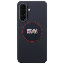 Заредете изображение във визуализатора на галерията – RED BULL case for SAMSUNG A37 RBHCA3724PUILVR (Meshed PU Red Ring &amp; Metal Buttons) navy
