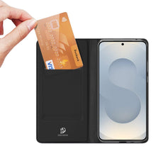 Заредете изображение във визуализатора на галерията – DUX DUCIS wallet case SKIN PRO for SAMSUNG S25 Edge black
