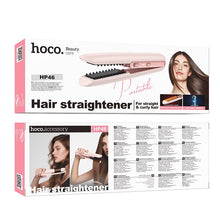 Заредете изображение във визуализатора на галерията – Hair straightener Hoco HP46 pink
