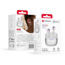 Заредете изображение във визуализатора на галерията – Forcell F-Audio Pulse Air ENC Wireless In-Ear TWS Earbuds silver
