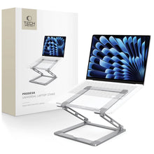 Заредете изображение във визуализатора на галерията – Tech-Protect ULS400 universal extendable stand for a laptop up to 17" - gray
