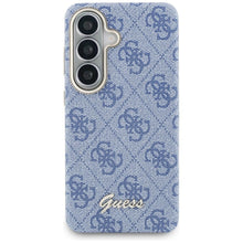 Заредете изображение във визуализатора на галерията – GUESS case for SAMSUNG S26 GUHMS26S5P4FWMSB (4G Script MagSafe) blue
