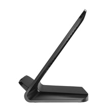 Заредете изображение във визуализатора на галерията – Tech-Protect QI15W-S2 15W inductive charger in the form of a stand - black
