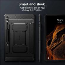 Заредете изображение във визуализатора на галерията – Spigen Rugged Armor Pro case for Samsung Galaxy Tab S8 Ultra / S9 Ultra 14.6'' - black
