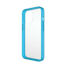 Заредете изображение във визуализатора на галерията – PanzerGlass ClearCase Antibacterial Military Grade Certified Case for iPhone 13 Pro - Transparent Blue
