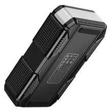 Заредете изображение във визуализатора на галерията – Powerbank 8000 mAh 2,4A 18W with a car jump-start function and air pump Hoco QS6 black
