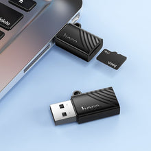 Заредете изображение във визуализатора на галерията – Card reader TF USB-A Hoco HB53 black
