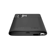 Заредете изображение във визуализатора на галерията – Tech-Protect PowerCase case for Samsung Galaxy S22 Ultra with 4800mAh power bank - black
