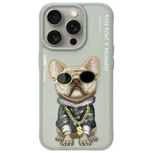 Заредете изображение във визуализатора на галерията – NIMMY case GLASSES COOL DOG for IPHONE 15 Pro gray
