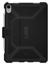 Заредете изображение във визуализатора на галерията – UAG Metropolis case for iPad 10.9" 10th generation with Apple Pencil holder - black
