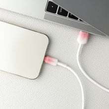 Заредете изображение във визуализатора на галерията – FORCELL F-ENERGY C353 cable USB A to Lightning 2,4A 12W Gradient 1 m white
