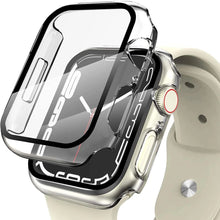 Заредете изображение във визуализатора на галерията – Tech-Protect Defense360 case for Apple Watch 7 / 8 / 9 (41 mm) - transparent
