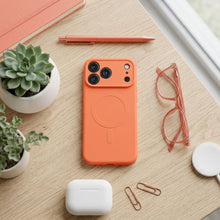 Заредете изображение във визуализатора на галерията – Case for iPhone 18 Pro Max / 17 Pro Max Silicone Mag Cover compatible with MagSafe (big hole) orange
