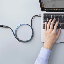 Заредете изображение във визуализатора на галерията – Ugreen US372 80810 USB-C - USB-C PD QC cable 100W 5A 10Gbps 0.5m - gray
