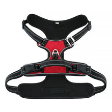Заредете изображение във визуализатора на галерията – Dog harness OXFORD A size L red black
